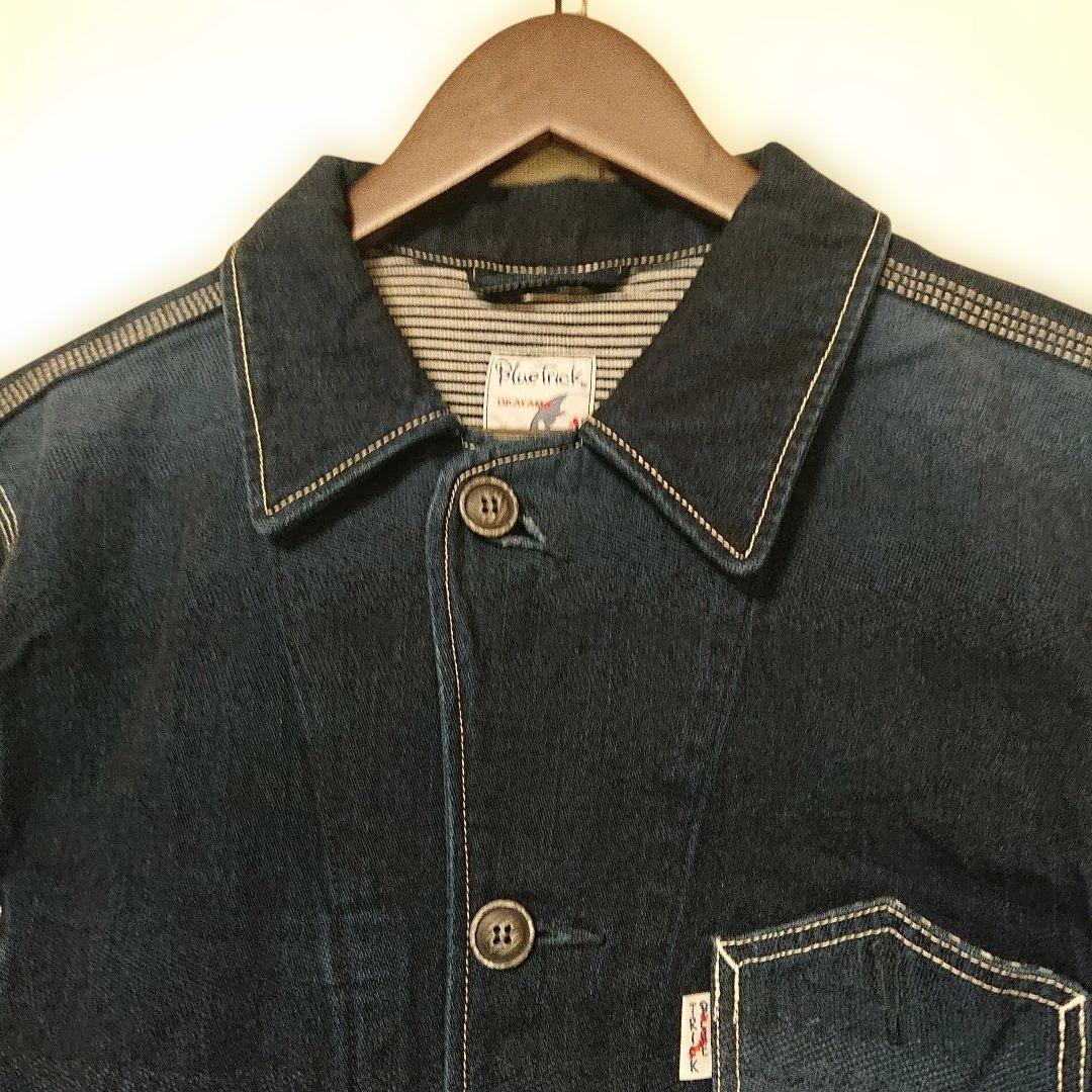 専用出品 児島 Blue Trick 刺し子 デニムカバーオール ブルートリック