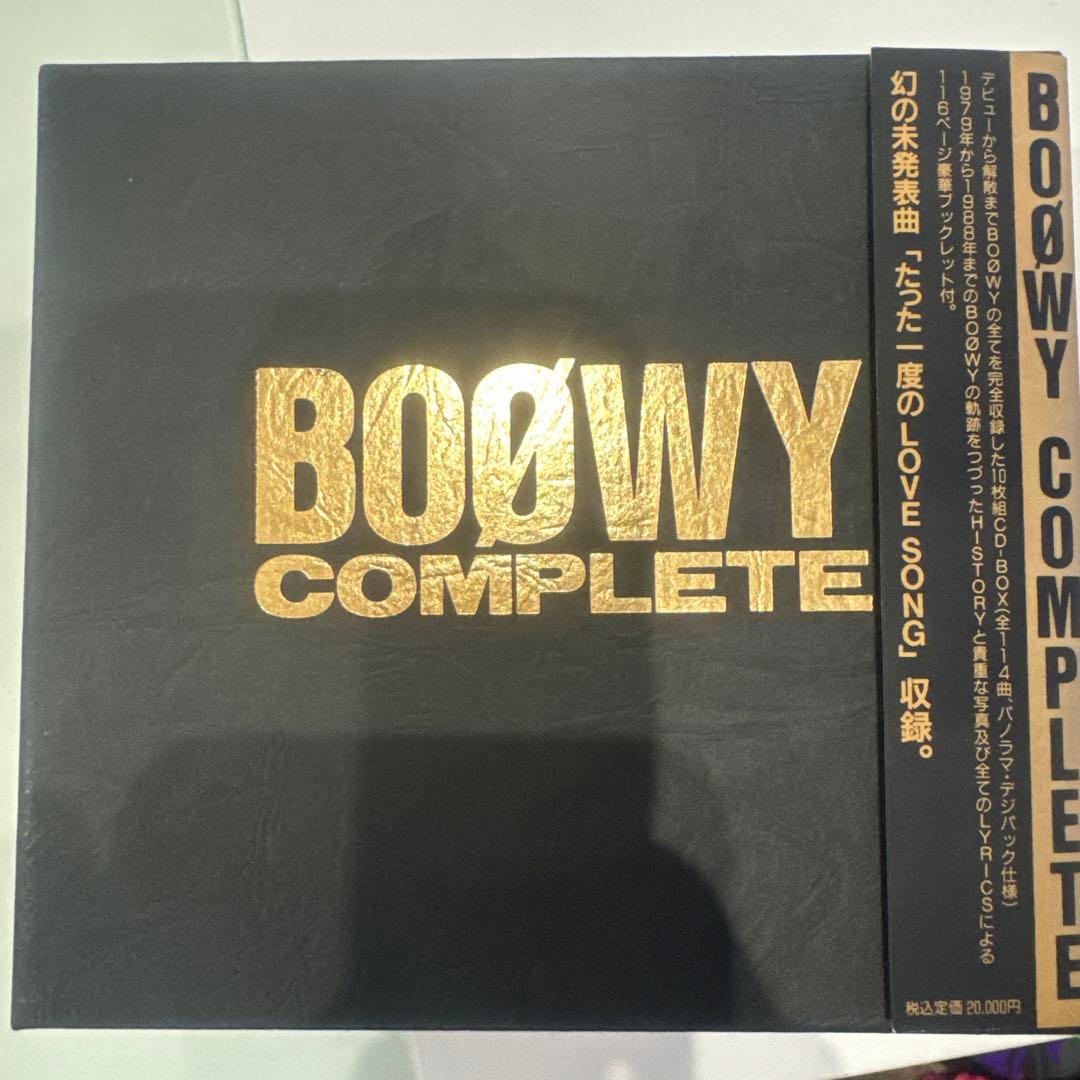 BOφWY COMPLETE コンプリート　帯付き　おまけ付き