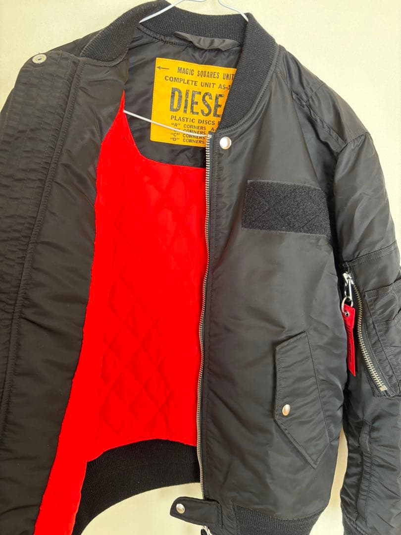 DIESEL ブラック MA-1 S