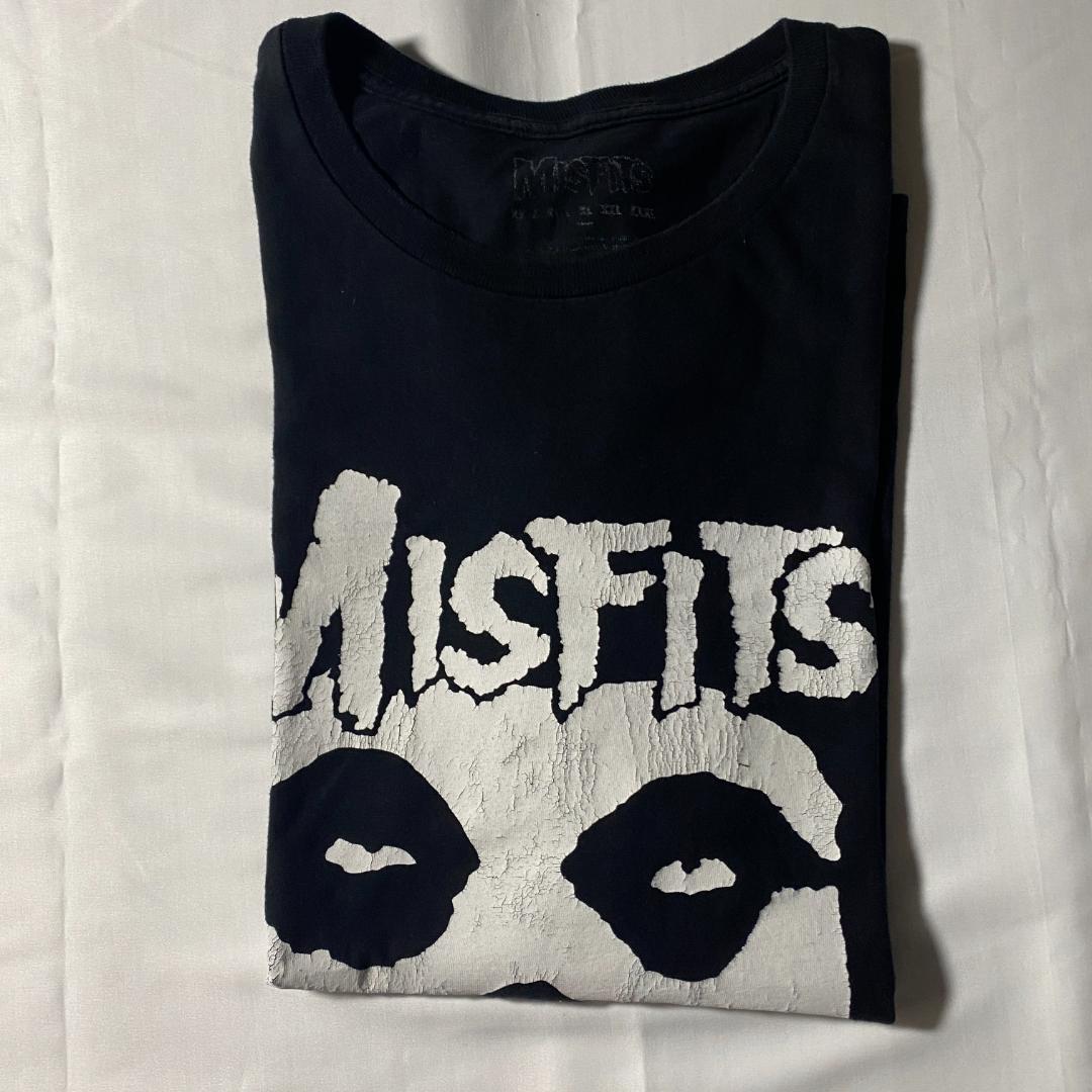 トップス MISFITS Fiend Skull Black Tee