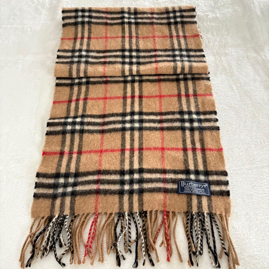 Burberry ノバチェック柄 カシミヤ100% 英国製 y2k