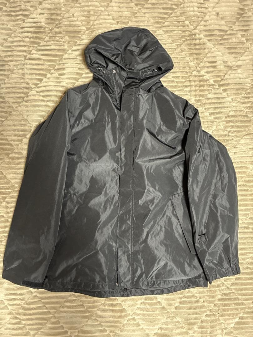 スノーウェア上下 Lサイズ 黒/グレー(水色系) ◇スノボ◇定価14,800円