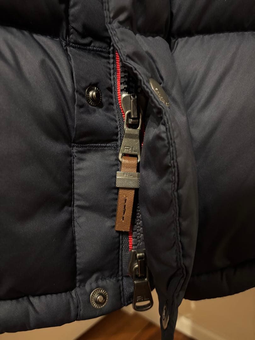 ⭐︎美品⭐︎Ralph Lauren ラルフローレン　ダウンベスト ネイビー/レッド