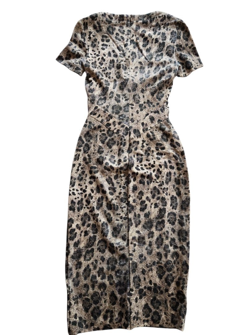 Blumarine♡レオパード柄♡オーロラストーンワンピース