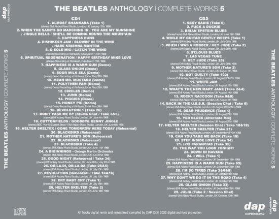 THE BEATLES / ANTHOLOGY I-VII セット