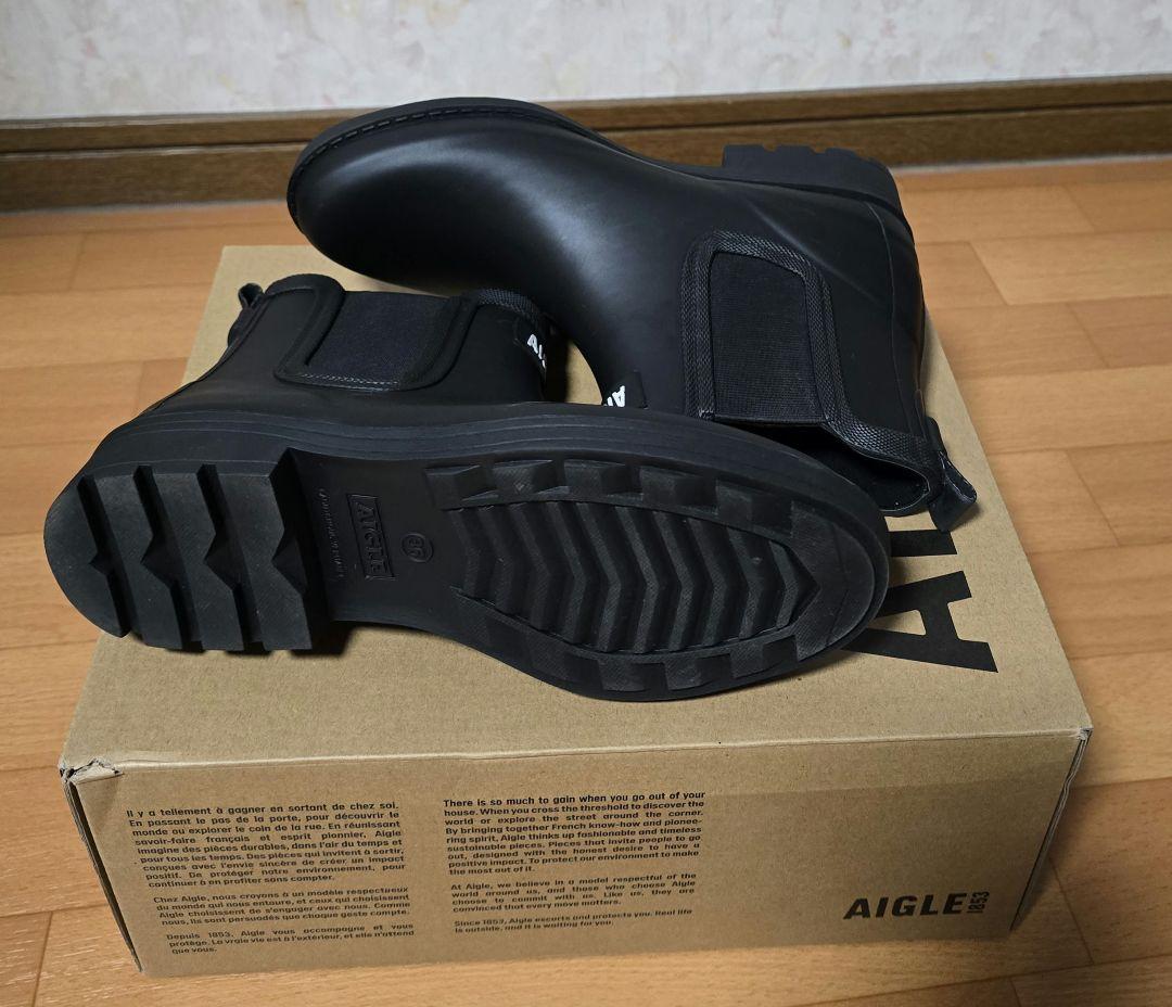 【おこクロロさん専用】AIGLE ブラック レインシューズ