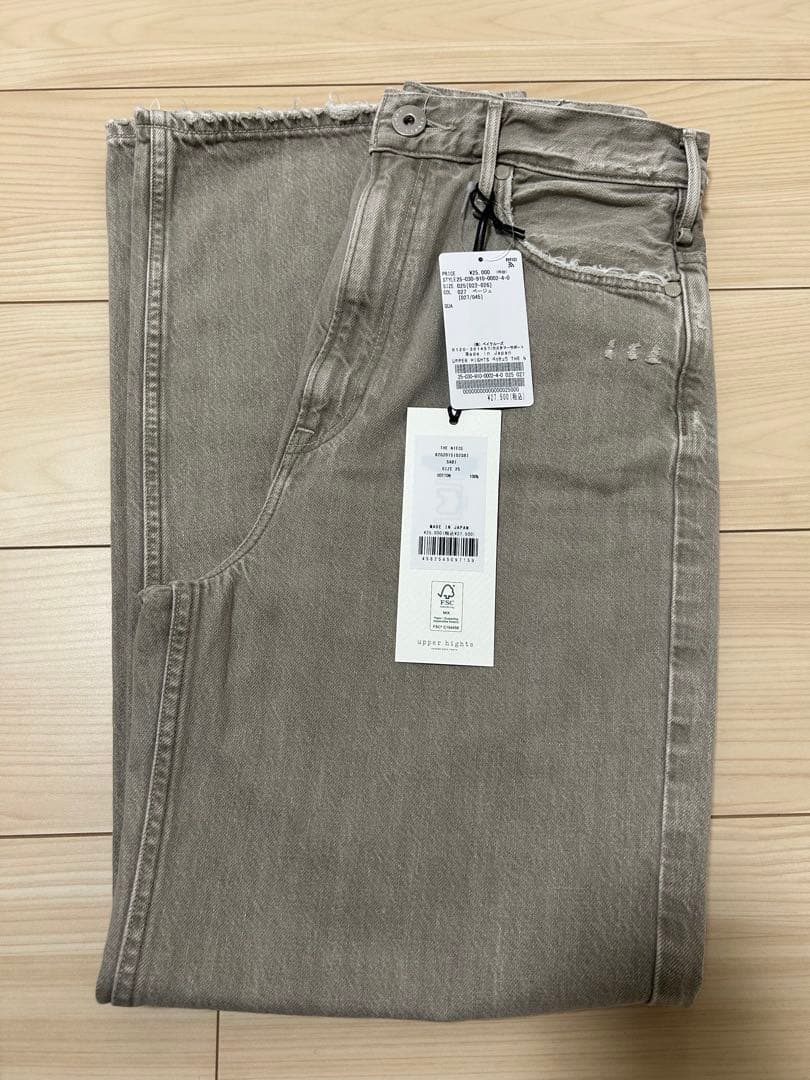 【新品・未使用】upper hights アッパーハイツデニム25