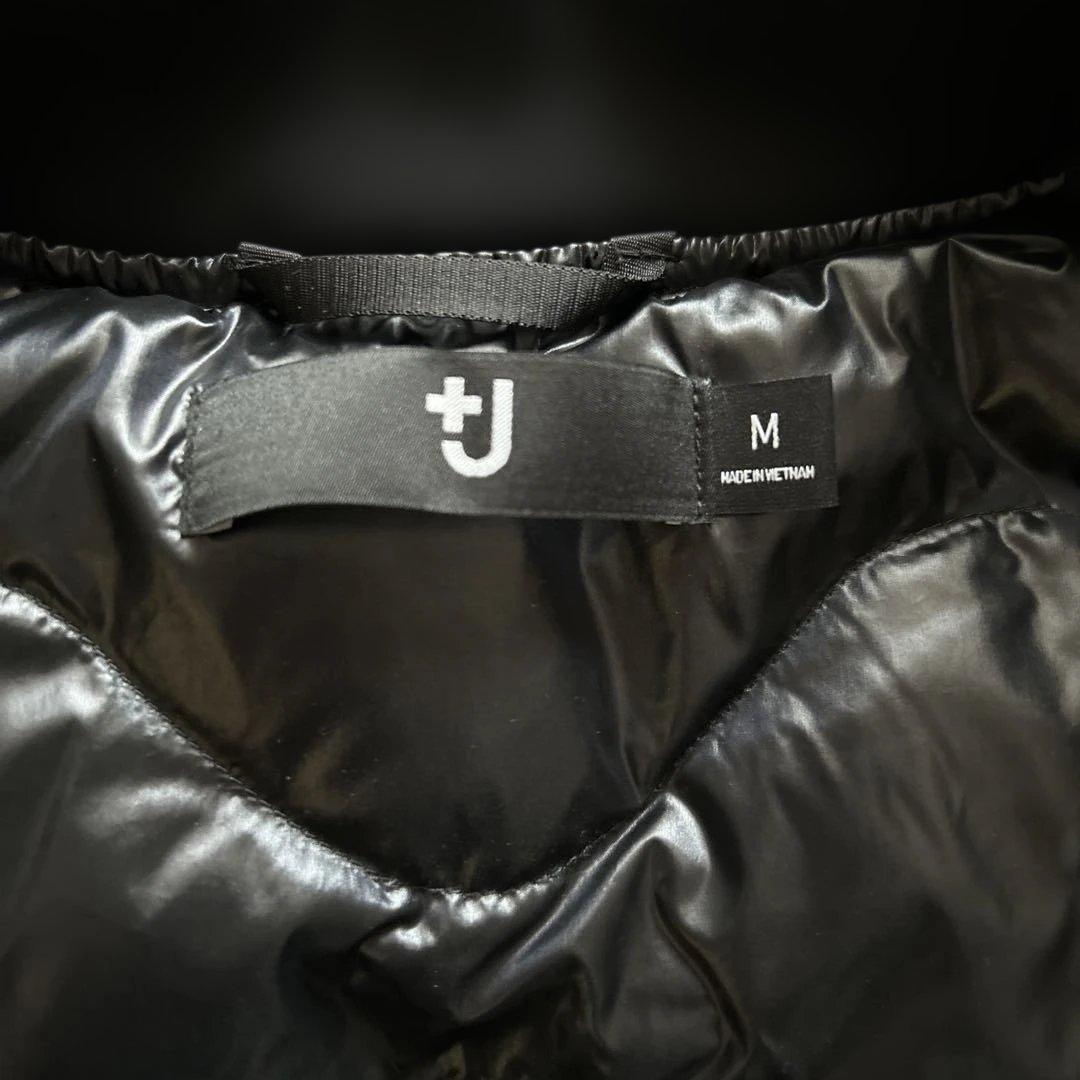 【美品】UNIQLO +J ハイブリッドダウンオーバーサイズMA-1 黒 M