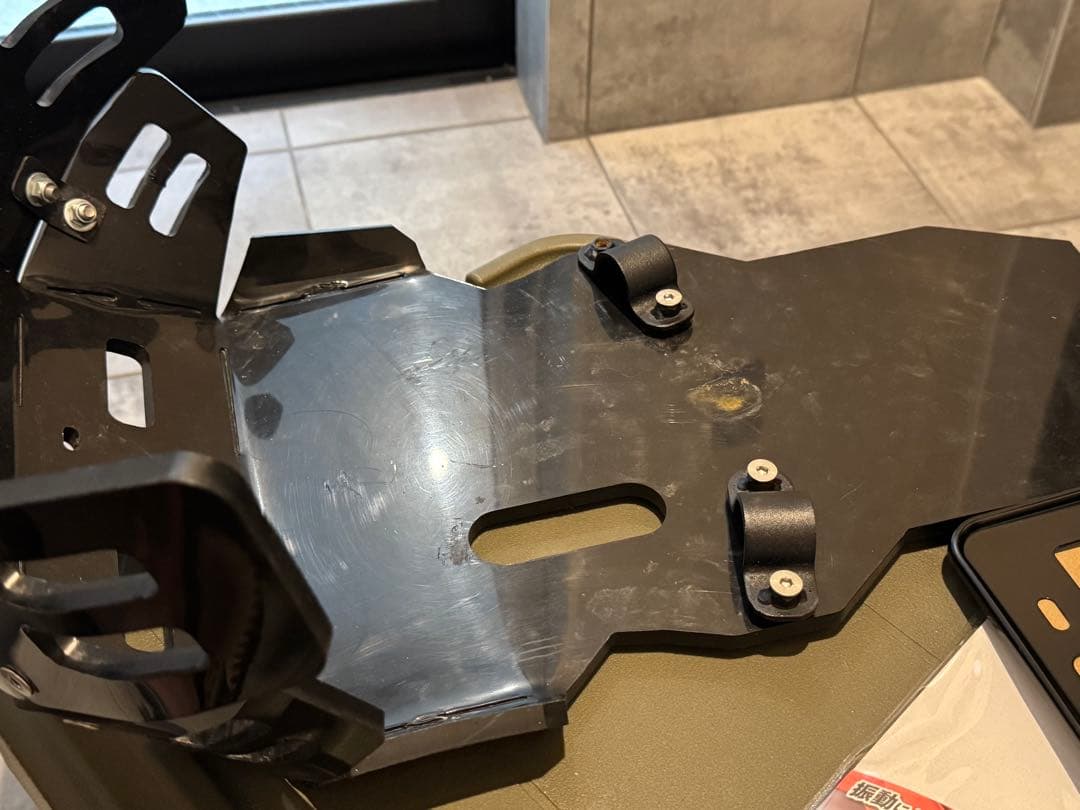 klx125アンダーガード、ミラー