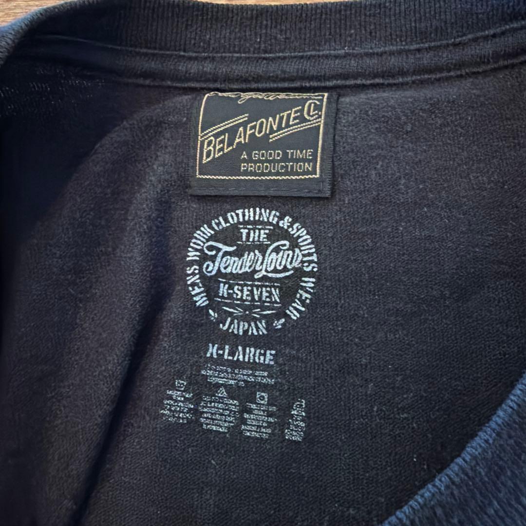 tenderloin × Belafonte Tシャツ 馬と骸骨デザイン