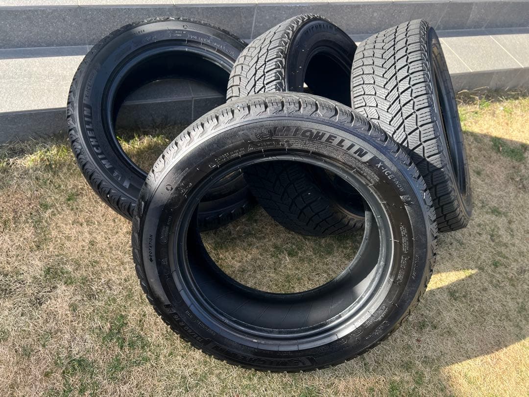 美品◆2023年◆バリ山195/60R16ミシュランX-ICEスタッドレス4本②