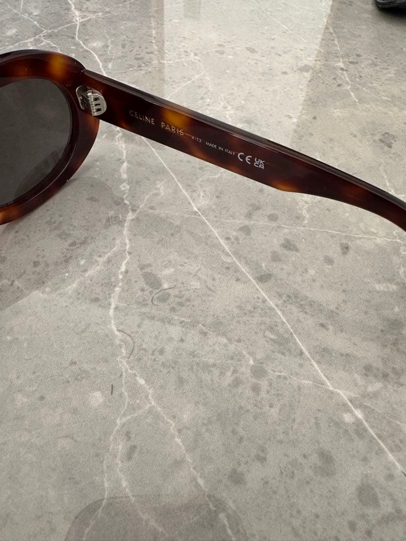 Celine トリオンフ 01 ブラウン オーバルサングラス
