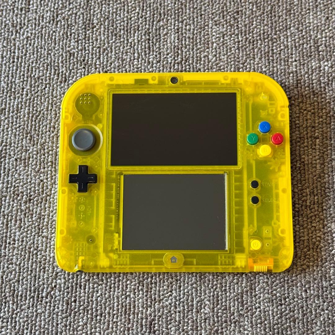 【ほぼ未使用】ニンテンドー2DS ポケットモンスター ピカチュウ 箱付き