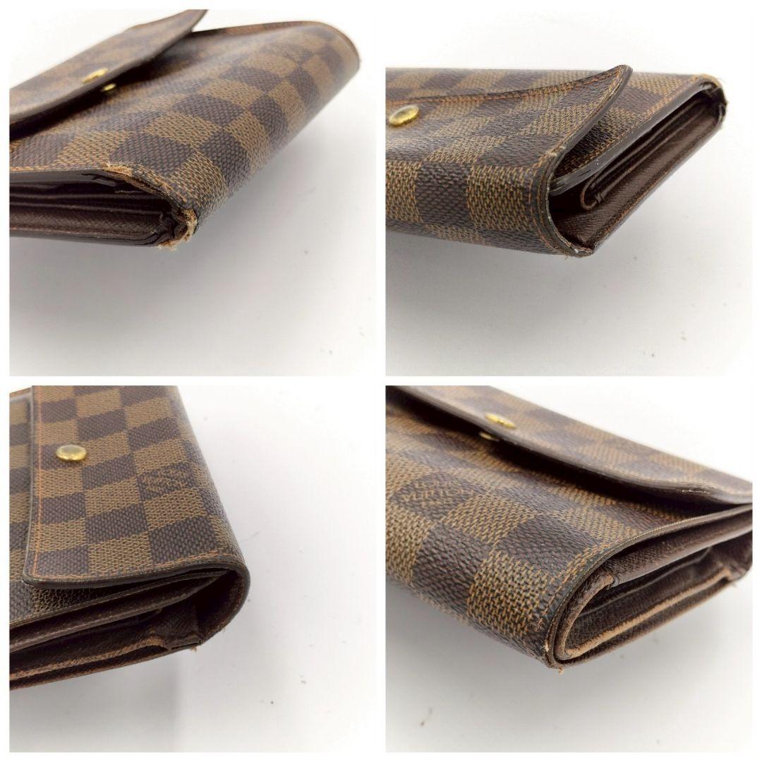 729 LOUIS VUITTON ダミエ 三つ折り財布 財布