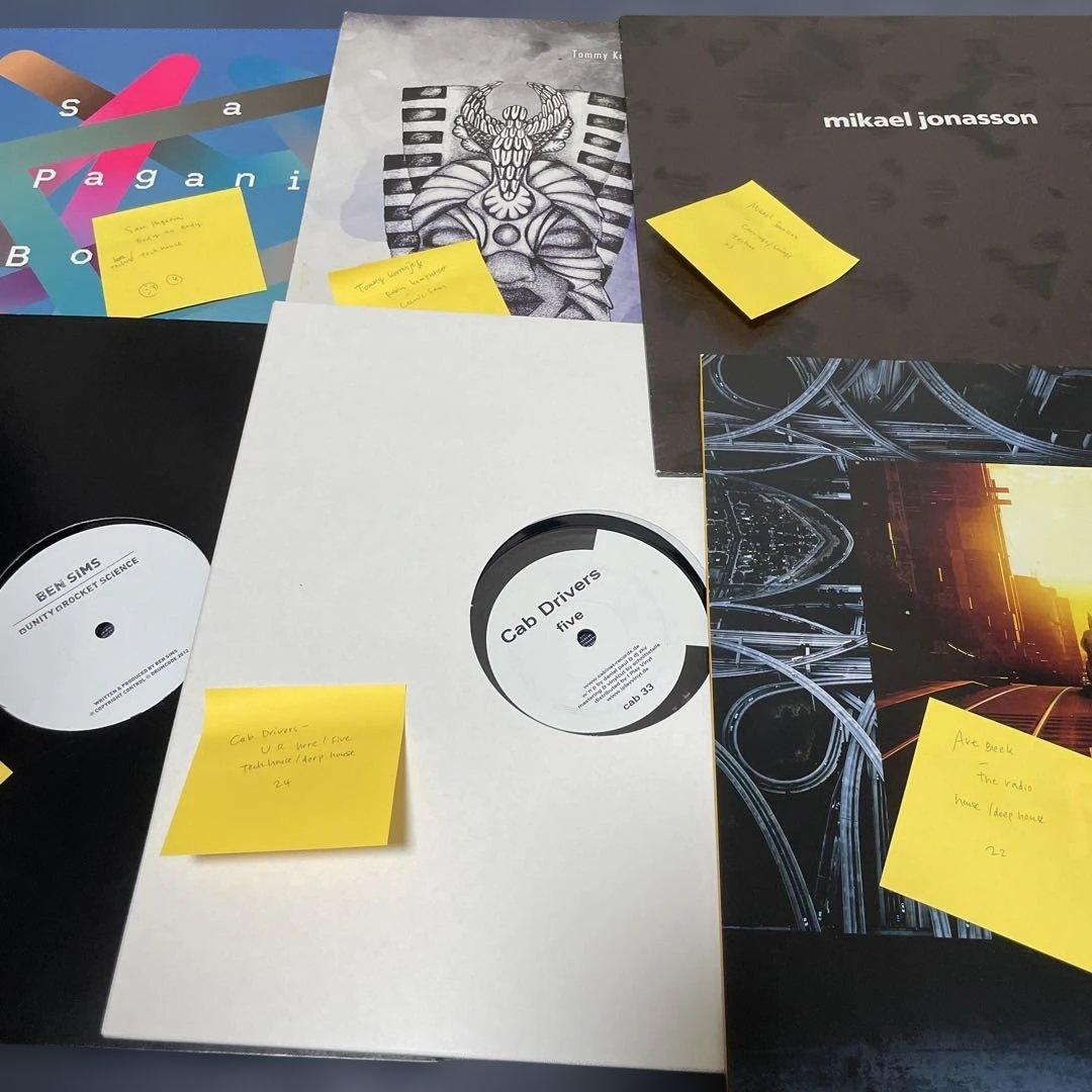techno/techhouse未使用レコード30枚C