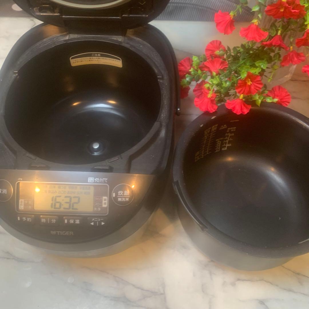 良品■タイガー　圧力IHジャー炊飯器 １升炊き ブラック JPK-H180K■