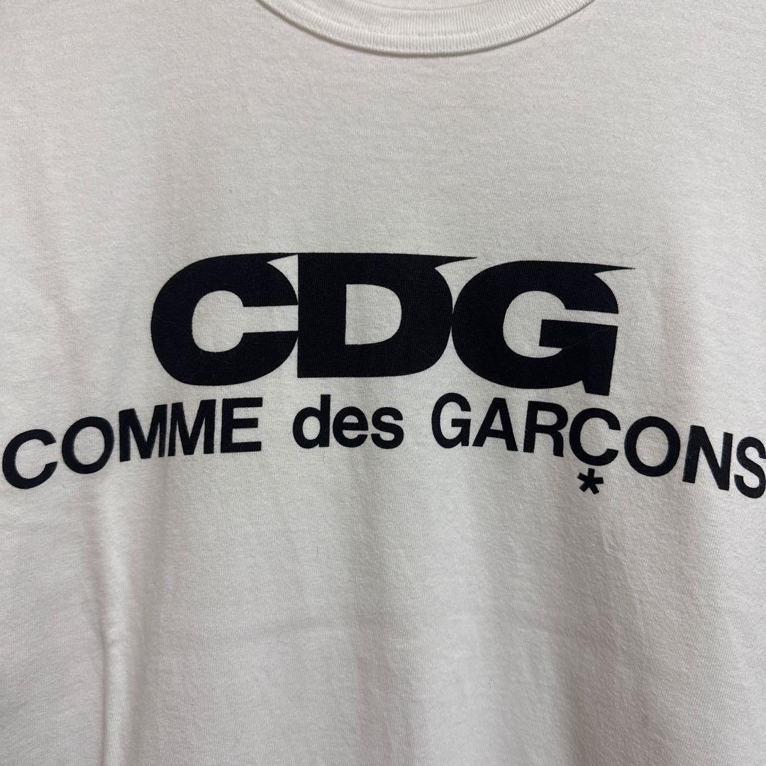COMME des GARÇONS CDG ロゴ Tシャツ 白