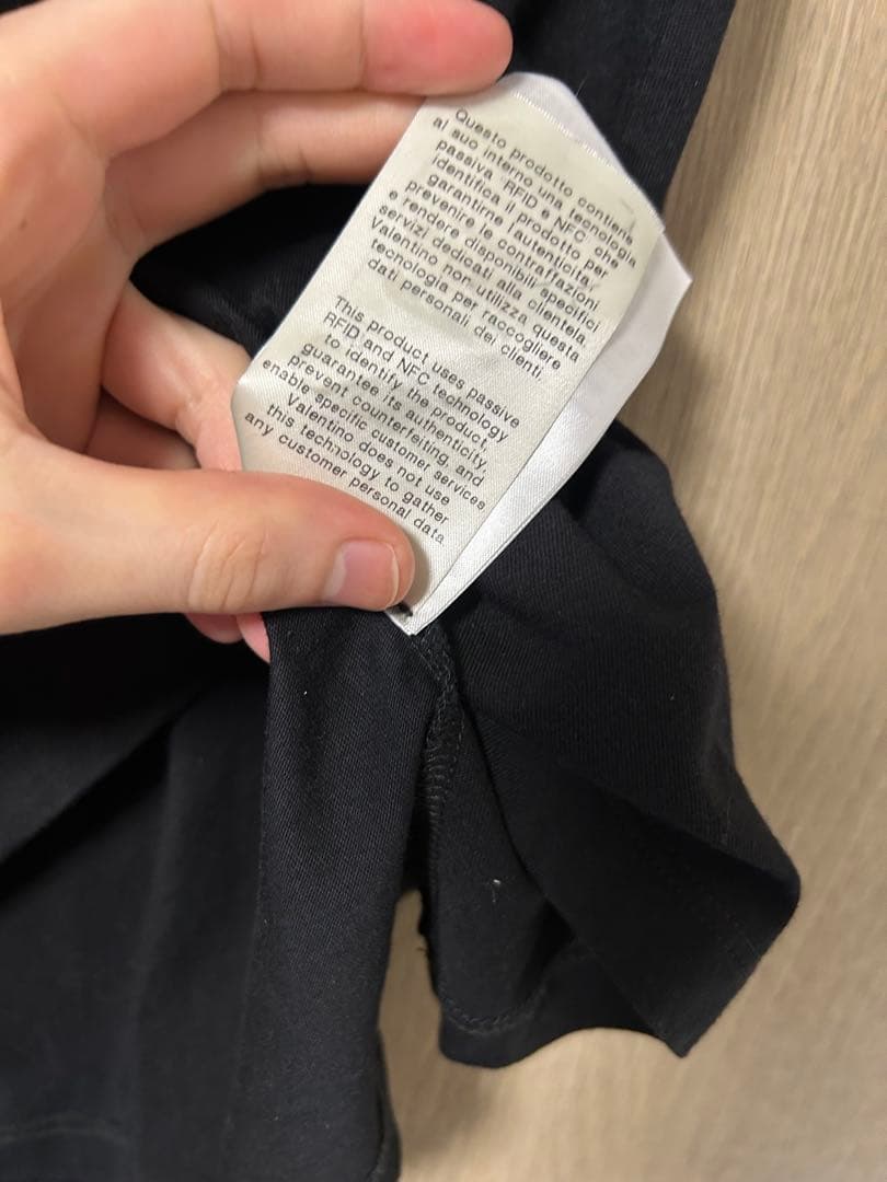 VALENTINO VLTN ロゴ Tシャツ ブラック 半袖 XS