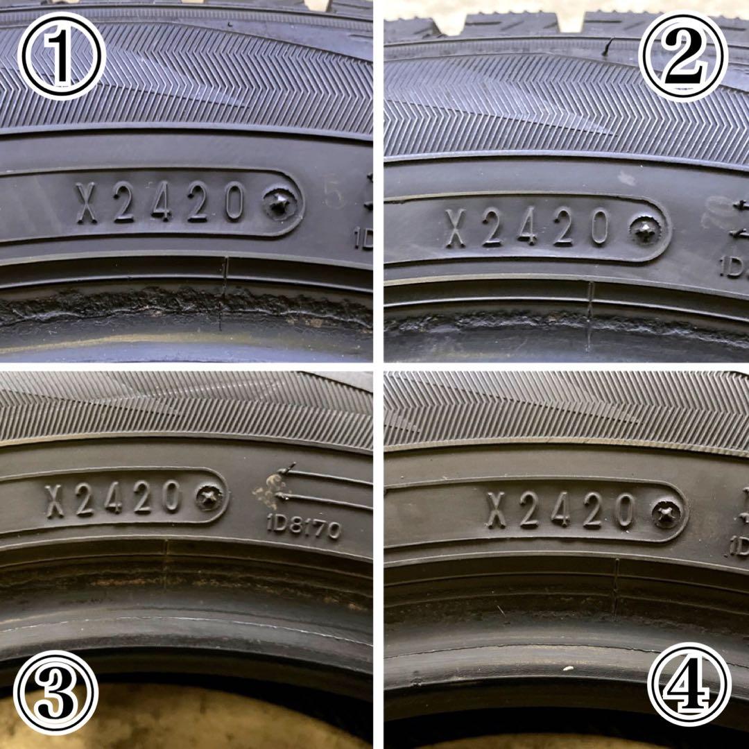 ダンロップ ウインターマックス02 155/65R14 2020年製 冬タイヤ