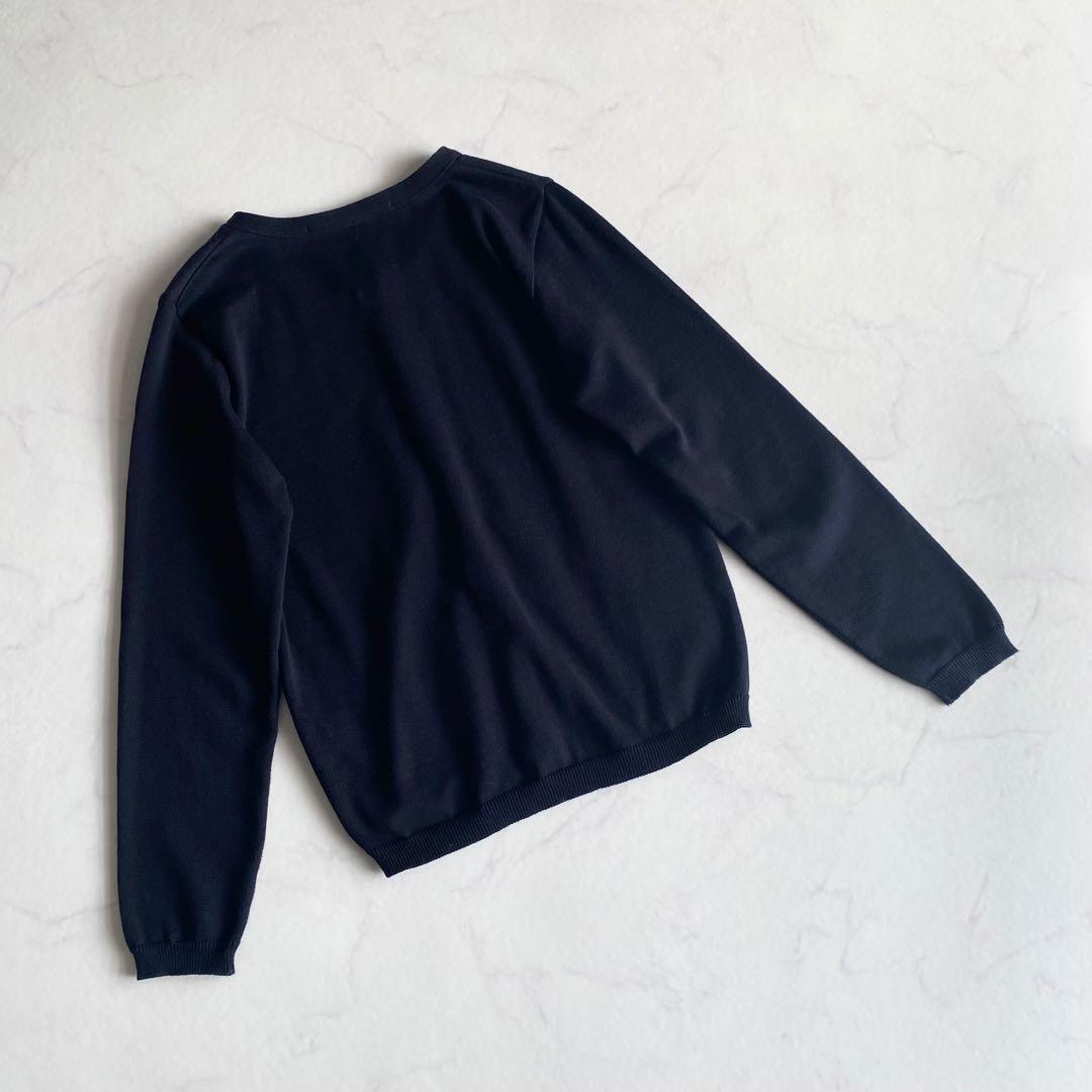 MINATONO TENRANKAI 刺繍入り コットン カーディガン 日本製