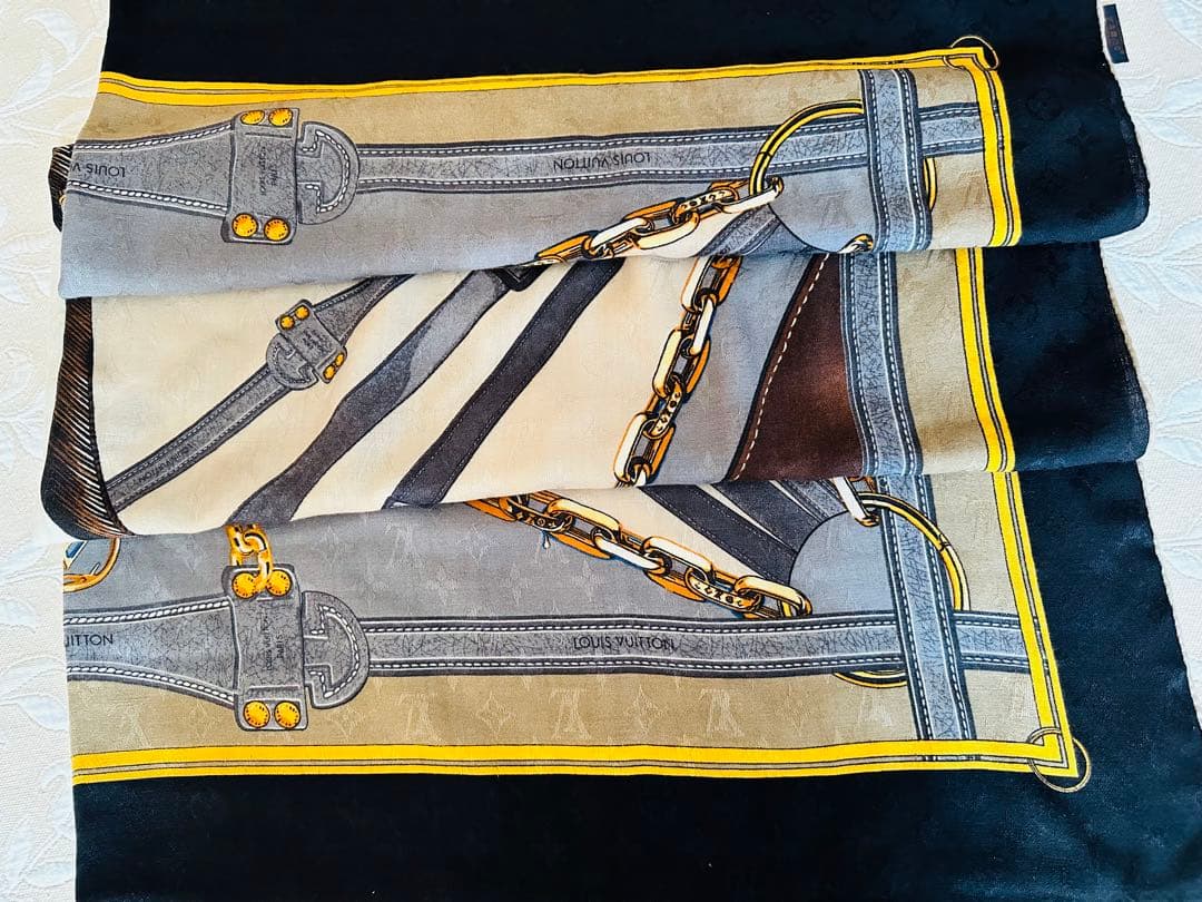 LOUIS VUITTON 大判カシミヤ100%ストール