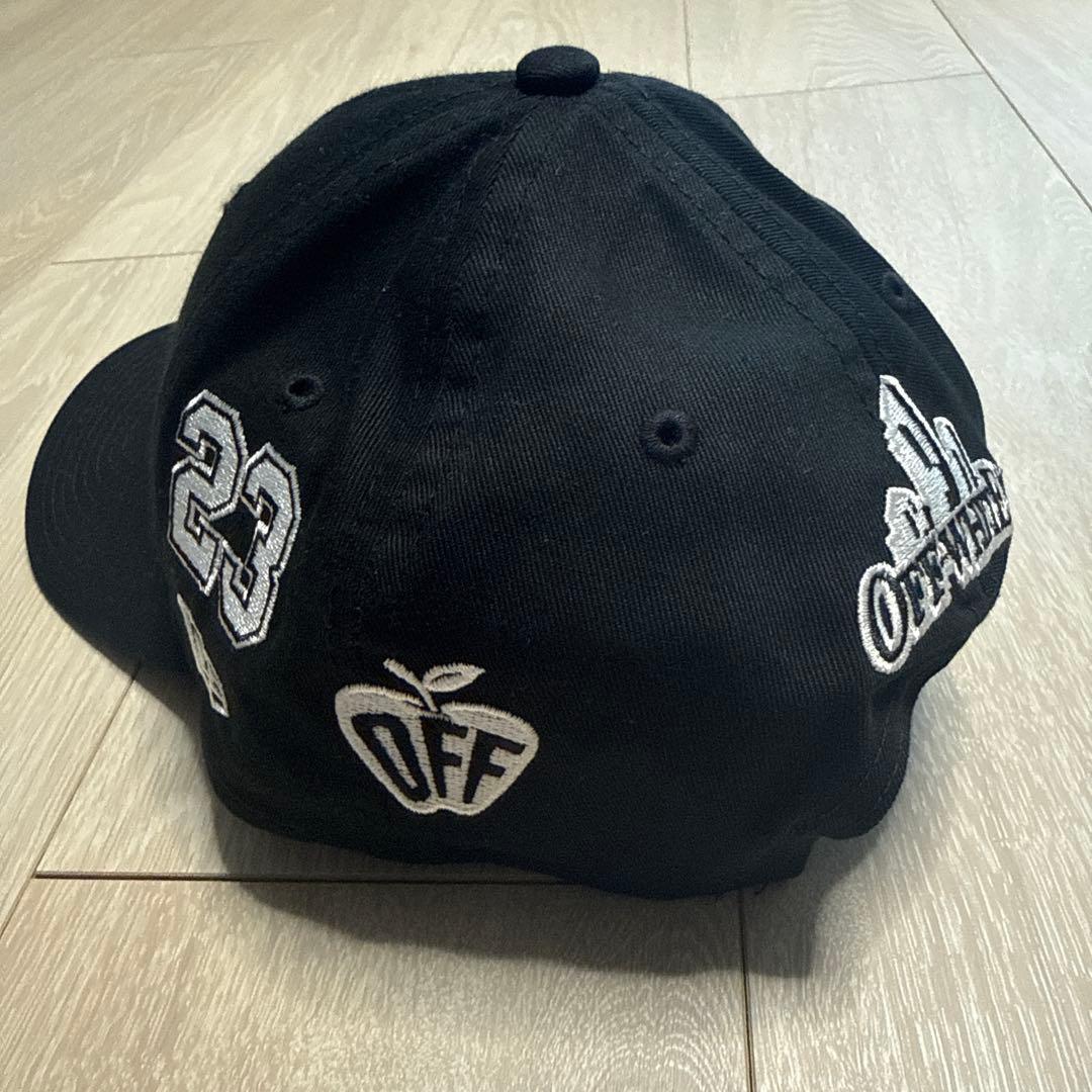 【美品】OFFWHITE newera Cap 黒