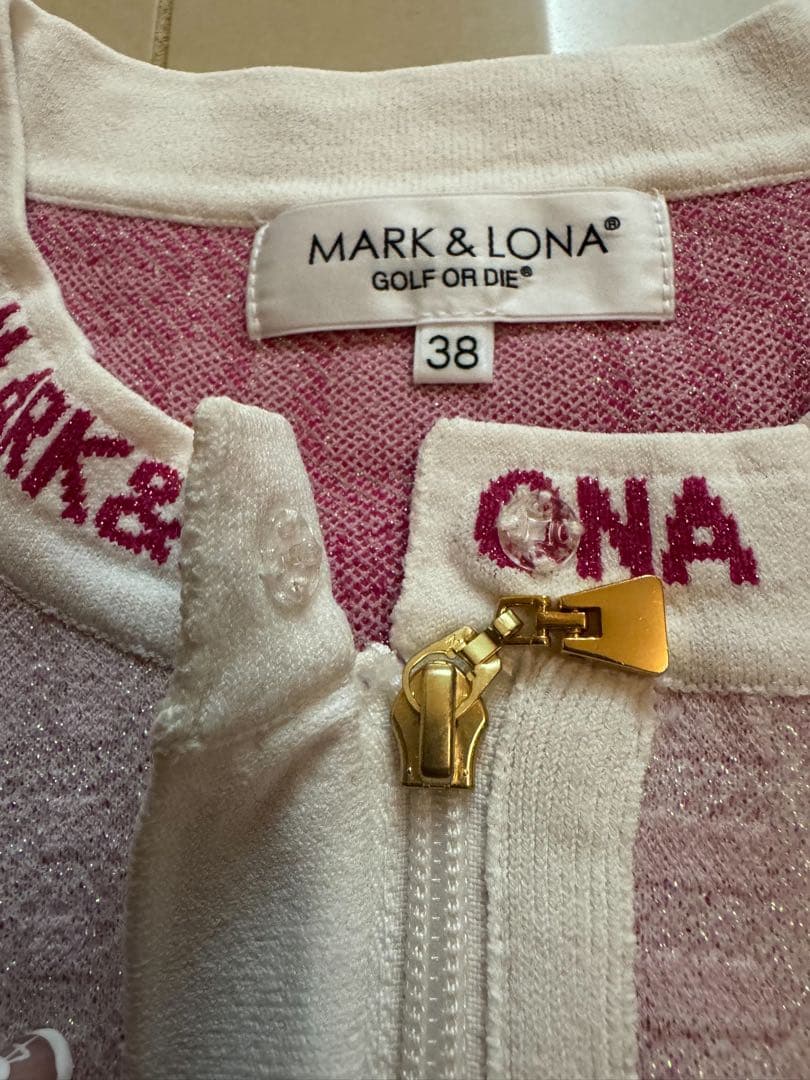 MARK & LONA ピンクカーディガン 38