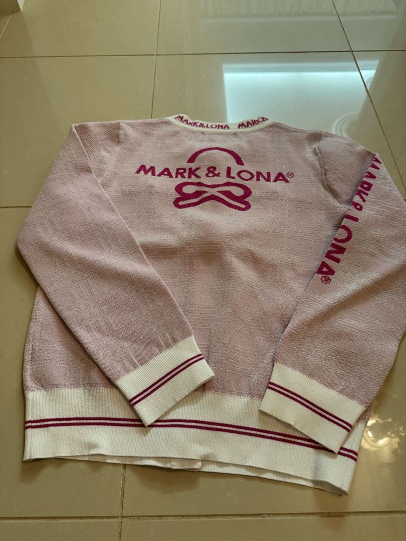 MARK & LONA ピンクカーディガン 38