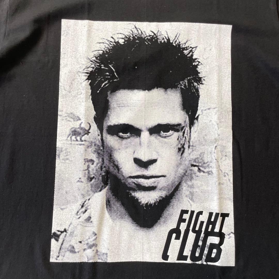 トップス Fight club Brad Pitt s/s print tee black