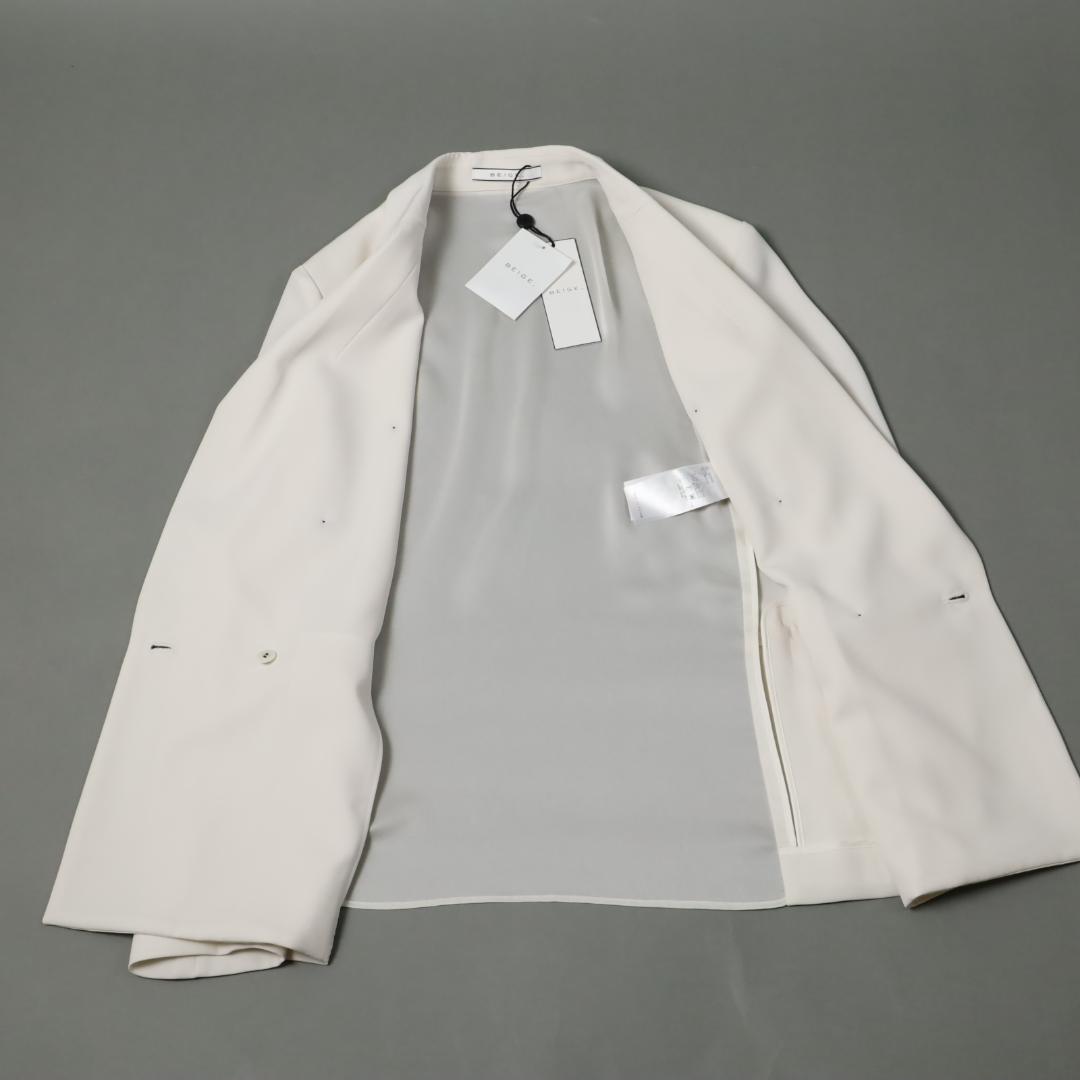 045 新品 BEIGE,ベイジ, SAMUEL シアーバックジャケット 2