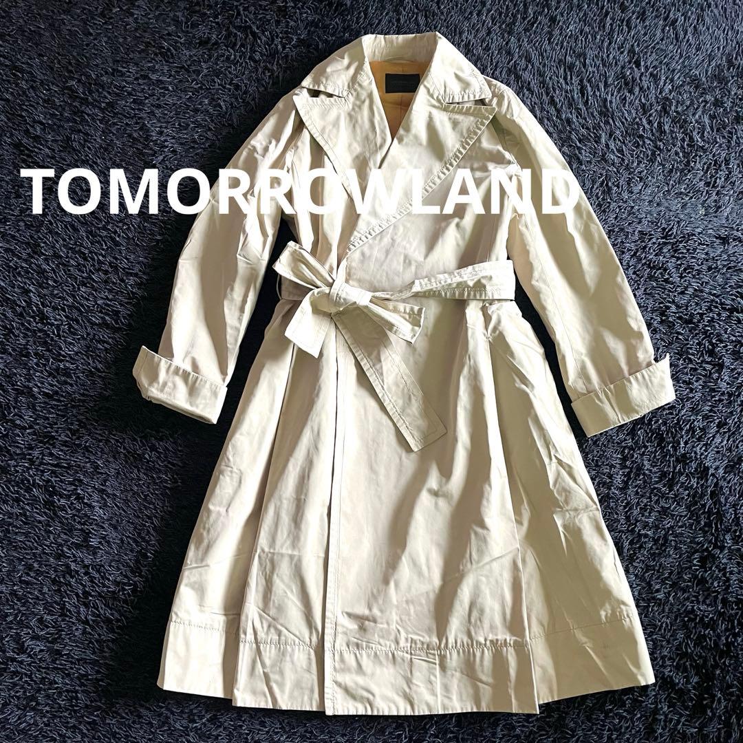 専用【美品】TOMORROWLAND Aライン スプリングコート ベージュ 38