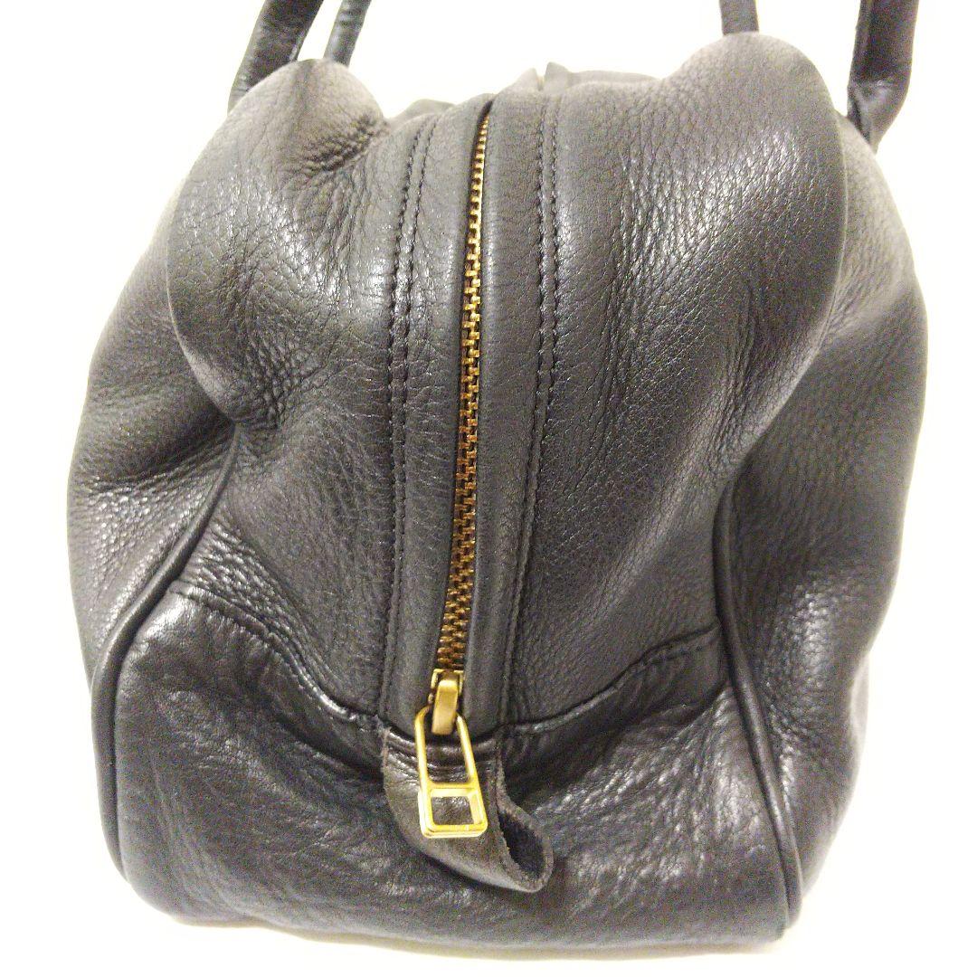 美品 raregem ボストンバッグ LADY ROBBER レザー 黒 トート