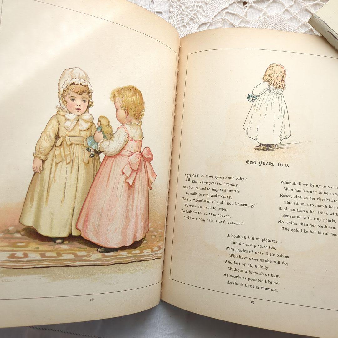 超稀少1888初版本 アンティーク絵本 洋書 児童書 ヴィクトリアン ヴンテージ
