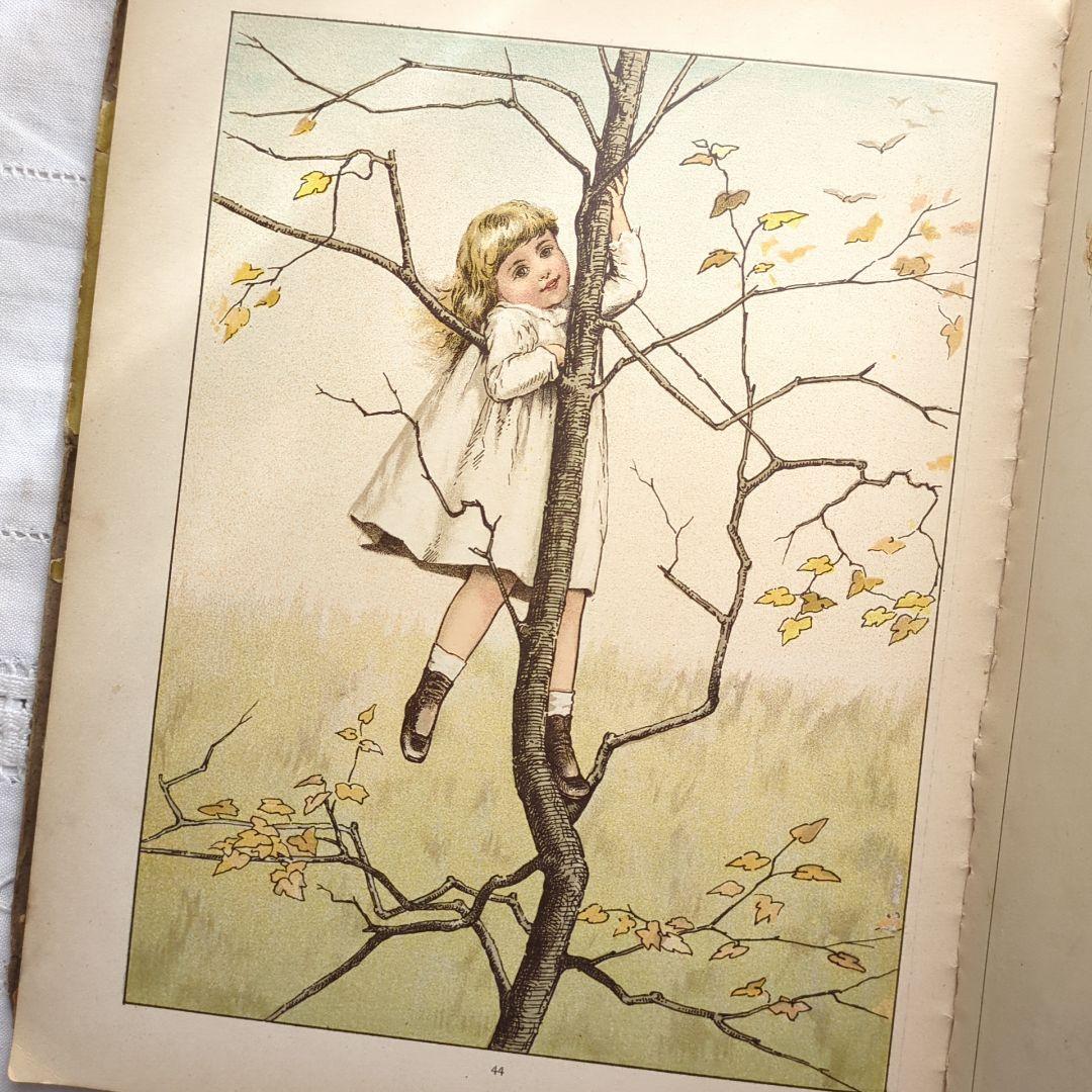 超稀少1888初版本 アンティーク絵本 洋書 児童書 ヴィクトリアン ヴンテージ