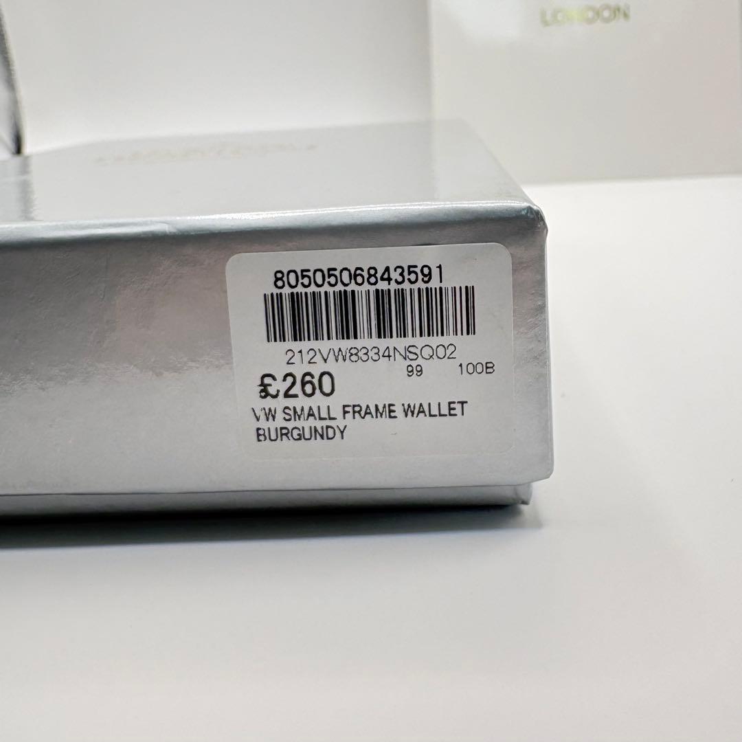 【新品未使用】Vivienne Westwood 財布 レッド 三つ折り財布