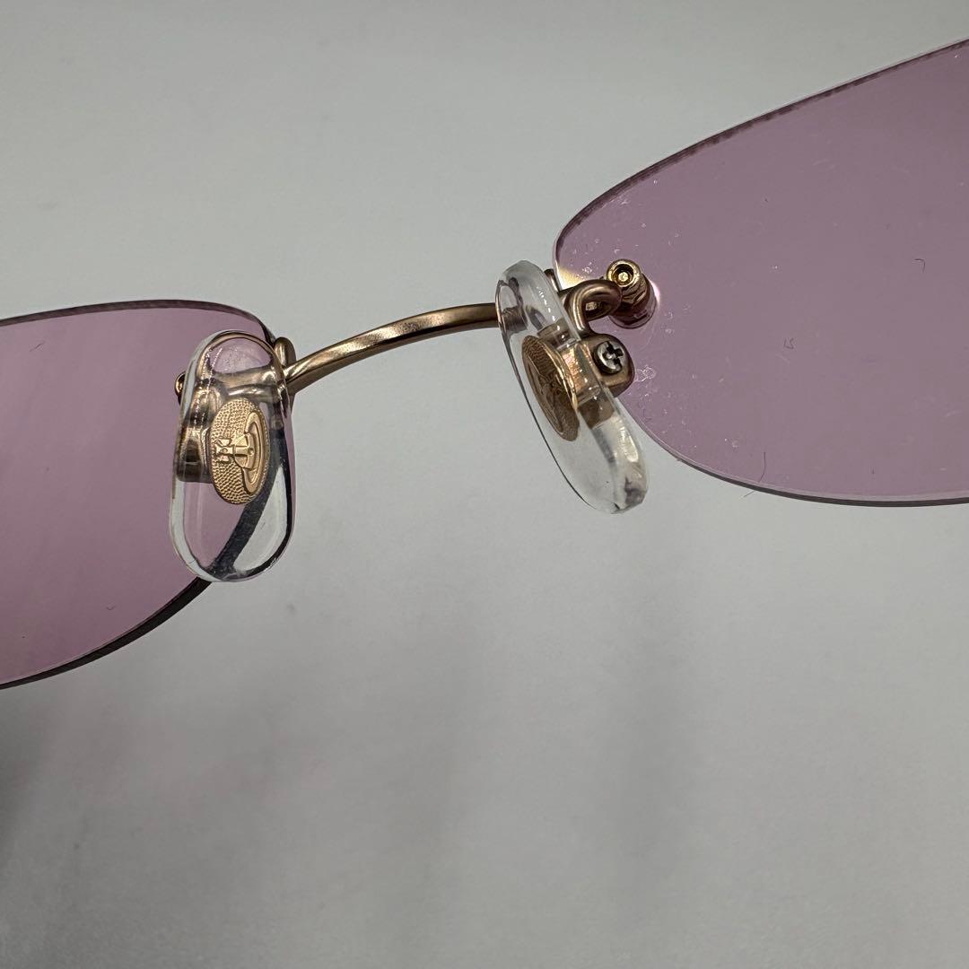 Vivienne Westwood サングラス リムレス メガネ オーブロゴ