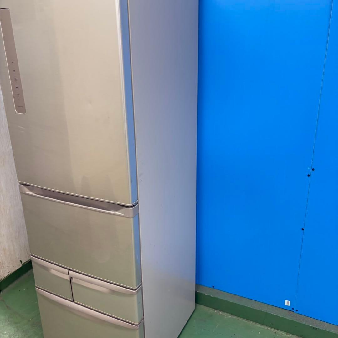 804 大型冷蔵庫 容量426L 東芝 5ドア 自動製氷機付き 家庭向け