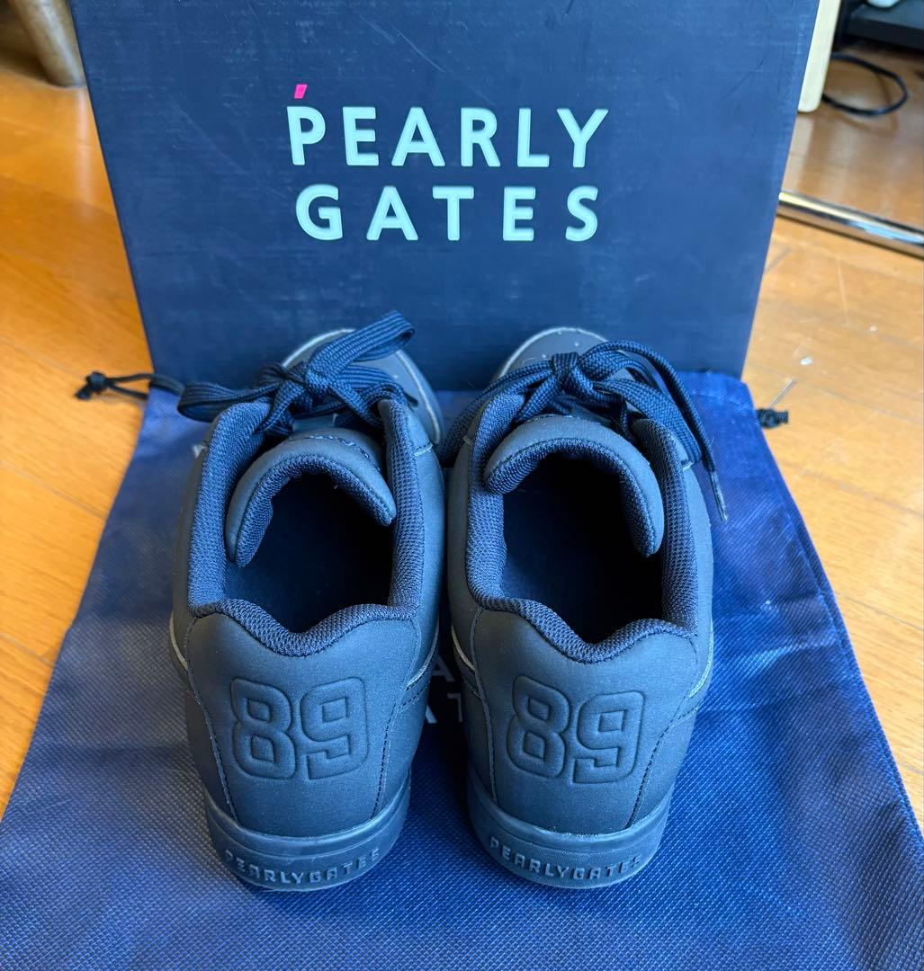 美品　PEARLY GATES ネイビー ゴルフシューズ 89