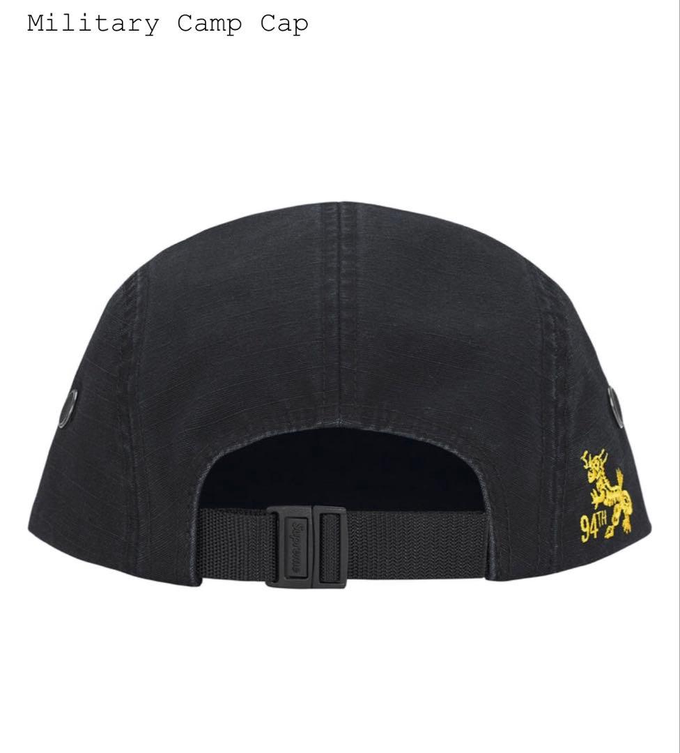 帽子 supreme 26SS Military Camp Cap Black