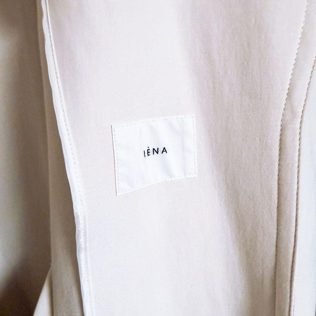【 IENA 】アセテートコットン オーバーチェスターコート 36