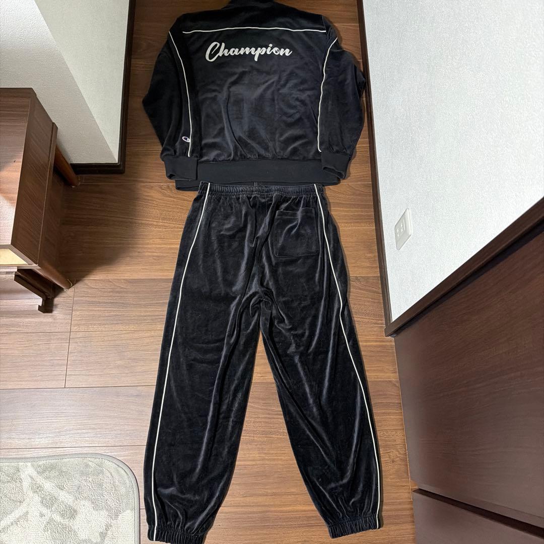 Champion (チャンピオン) ベロア ジップジャケット パンツ 上下セット
