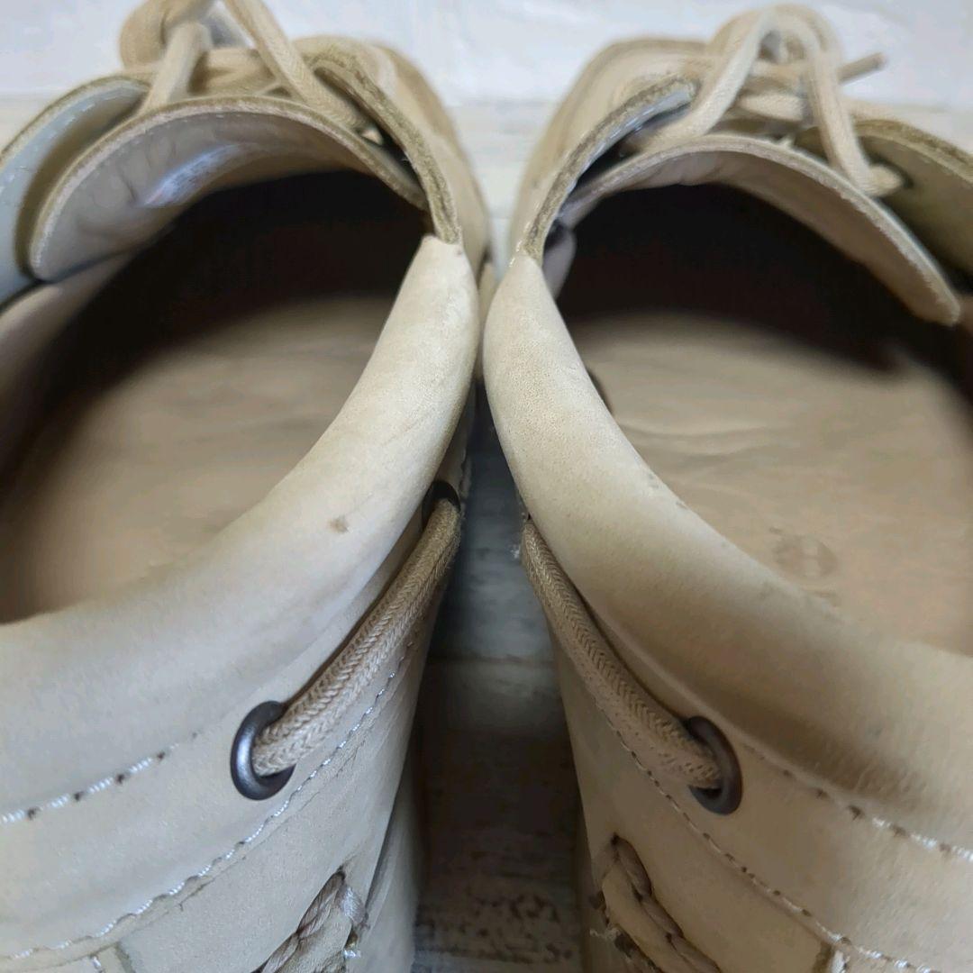 ★良品★ Timberland ベージュ デッキシューズ 27.5