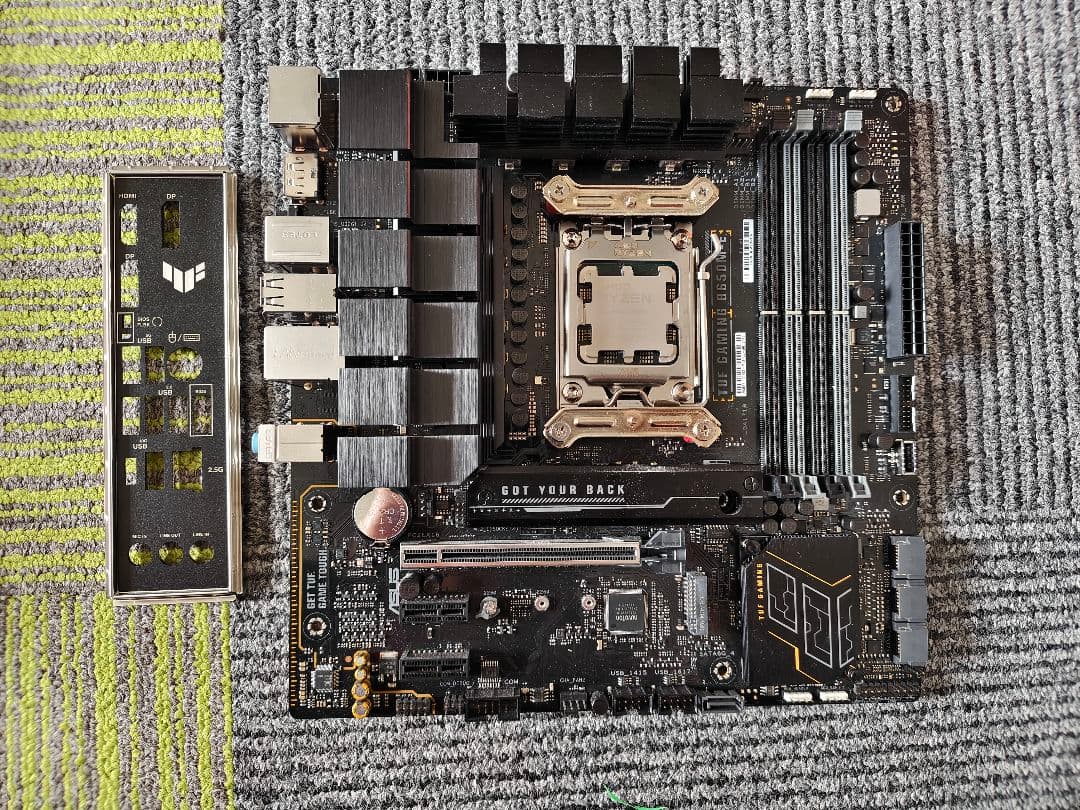 ASUS TUF B650M-E ＋Ryzen5 7600X+クーラセット