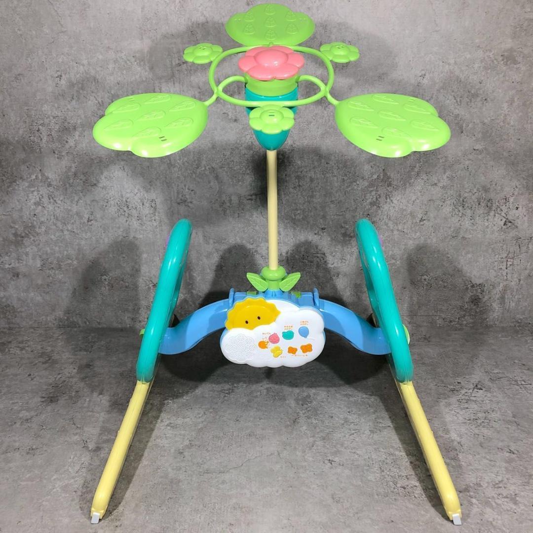 美品 大人気 プーさん えらべる回転 6WAY ジムにへんしんメリー ベビージム