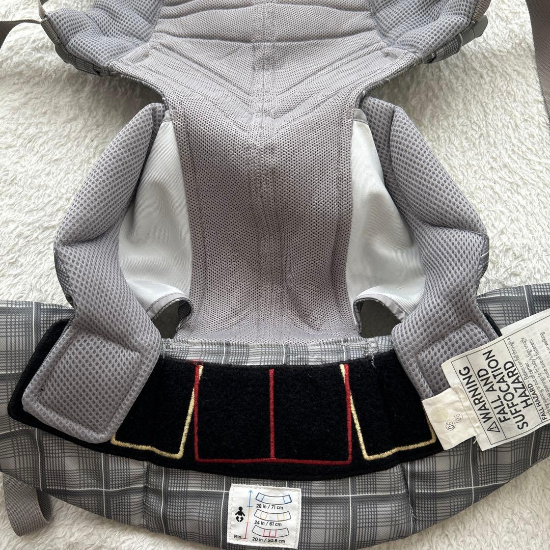箱付き⭐︎エルゴ抱っこ紐 ergobaby グレー系 チェック柄OMNI360