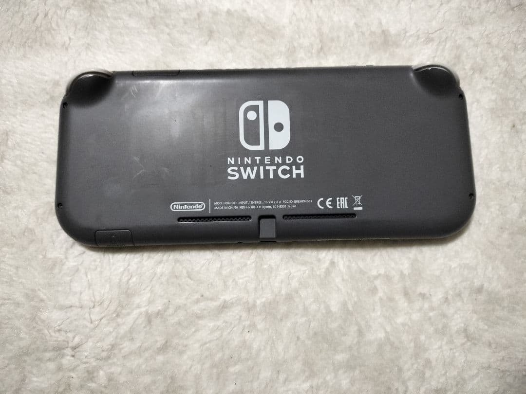 動作品Nintendo Switch Lite グレー 本体液晶やや難