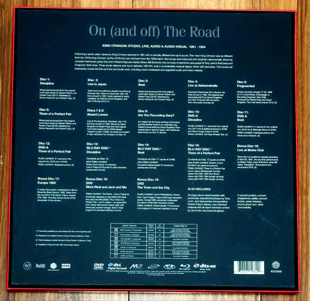 洋楽 KING CRIMSON On (and off) The Road 1981