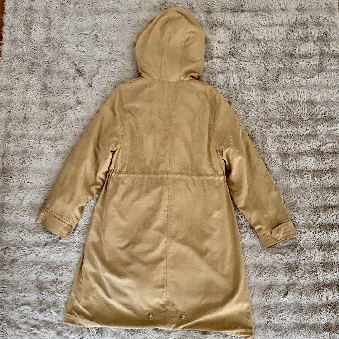 LASUD MILITARY モッズコートロング ラビットファーライナー付き M