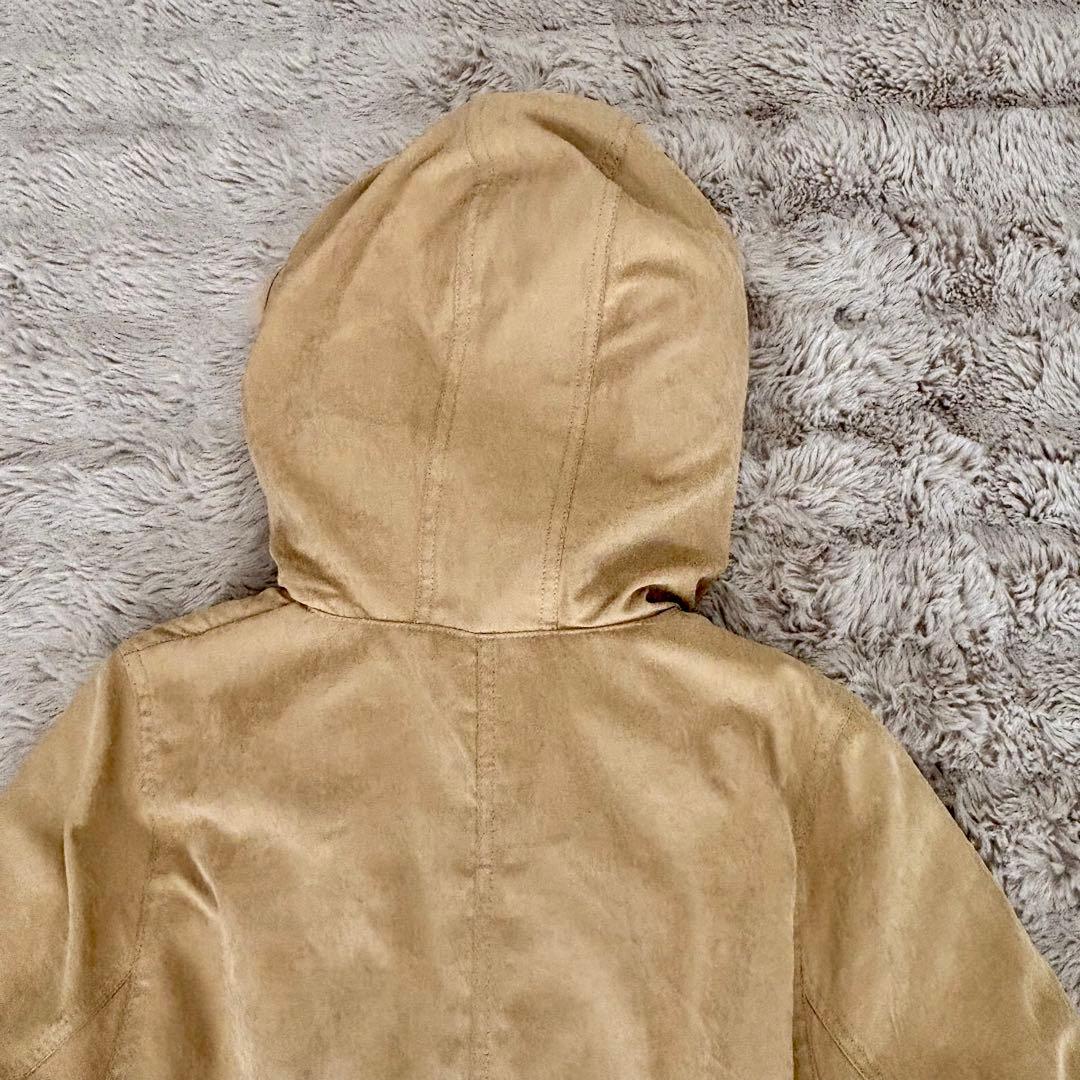 LASUD MILITARY モッズコートロング ラビットファーライナー付き M