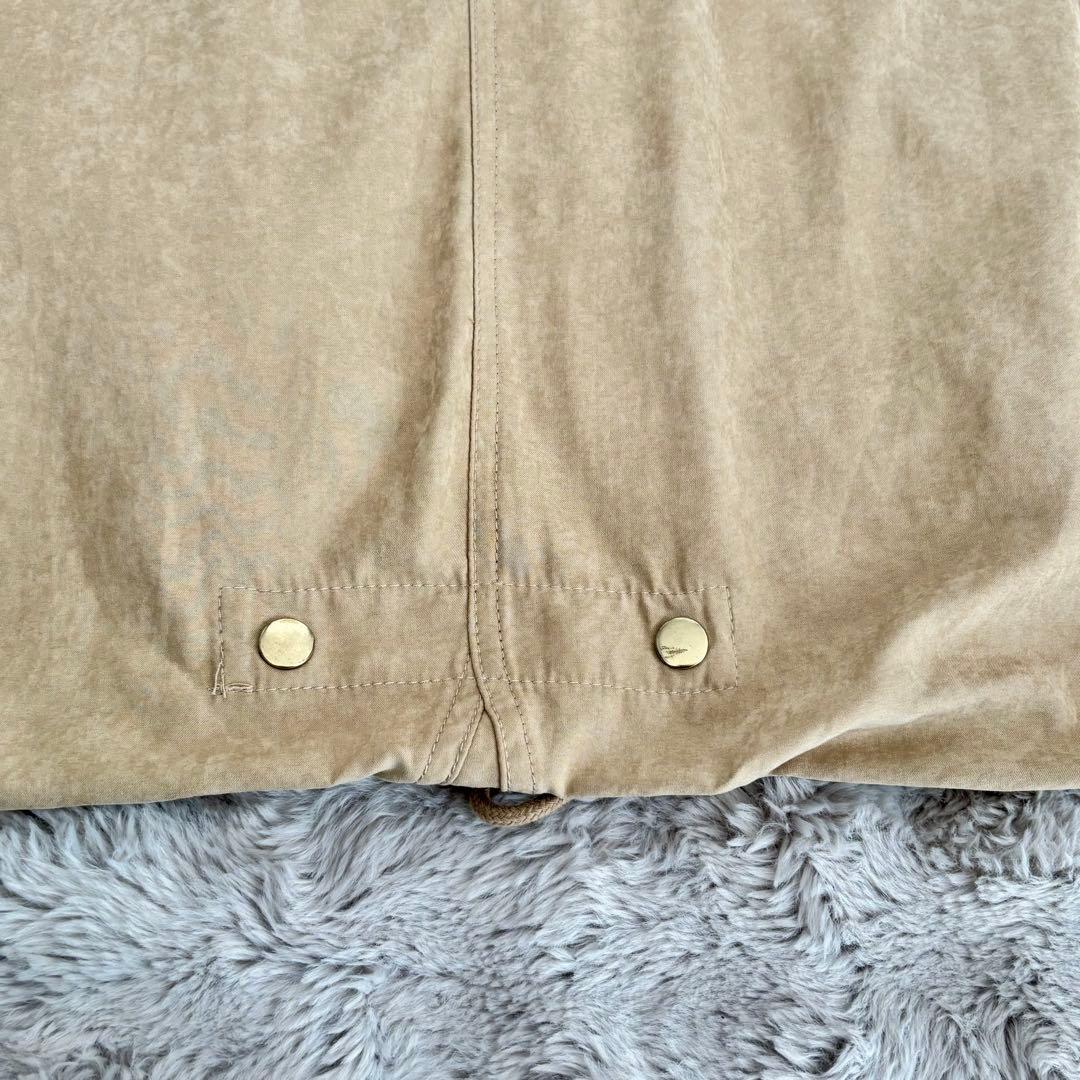 LASUD MILITARY モッズコートロング ラビットファーライナー付き M